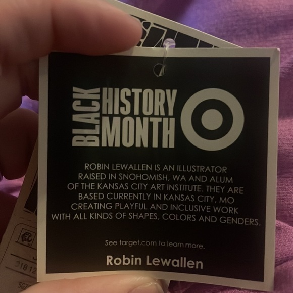 🍀 5/$25🍀 Target X Robin Lewallen Black History Sweat pants Joggers NWT 3X Pink - Picture 3 of 8